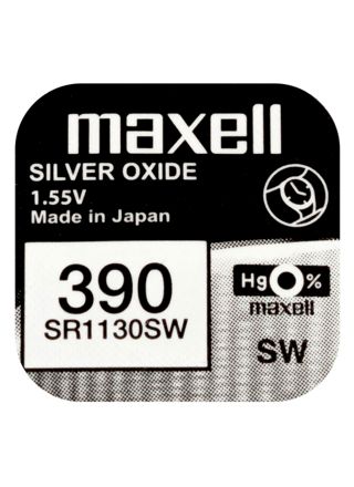 Maxell SR1130SW hopeaoksidiparisto 390
