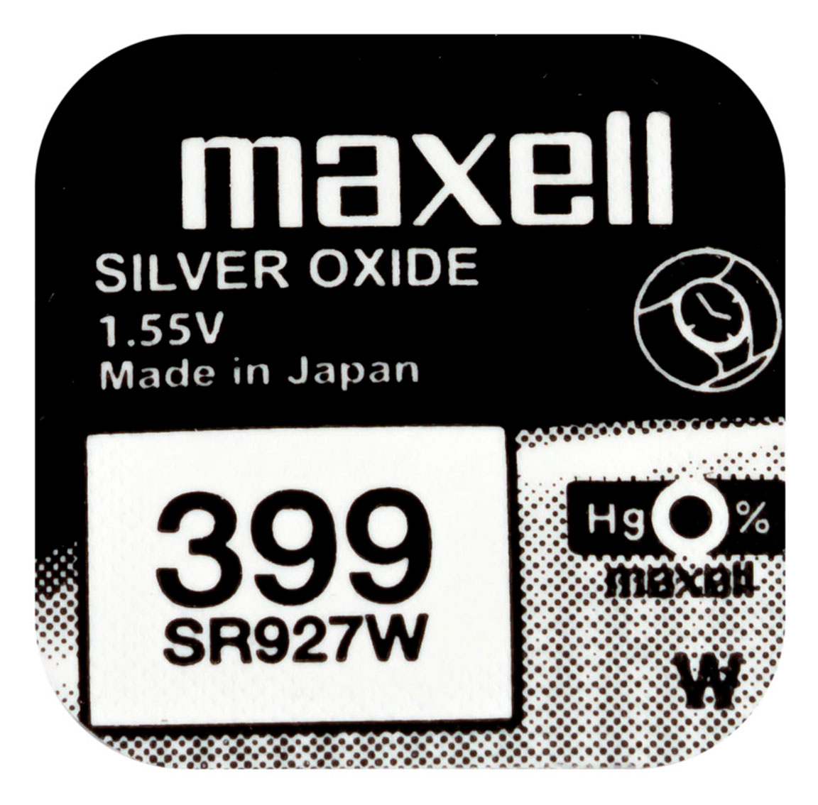 Maxell SR927W hopeaoksidiparisto 399