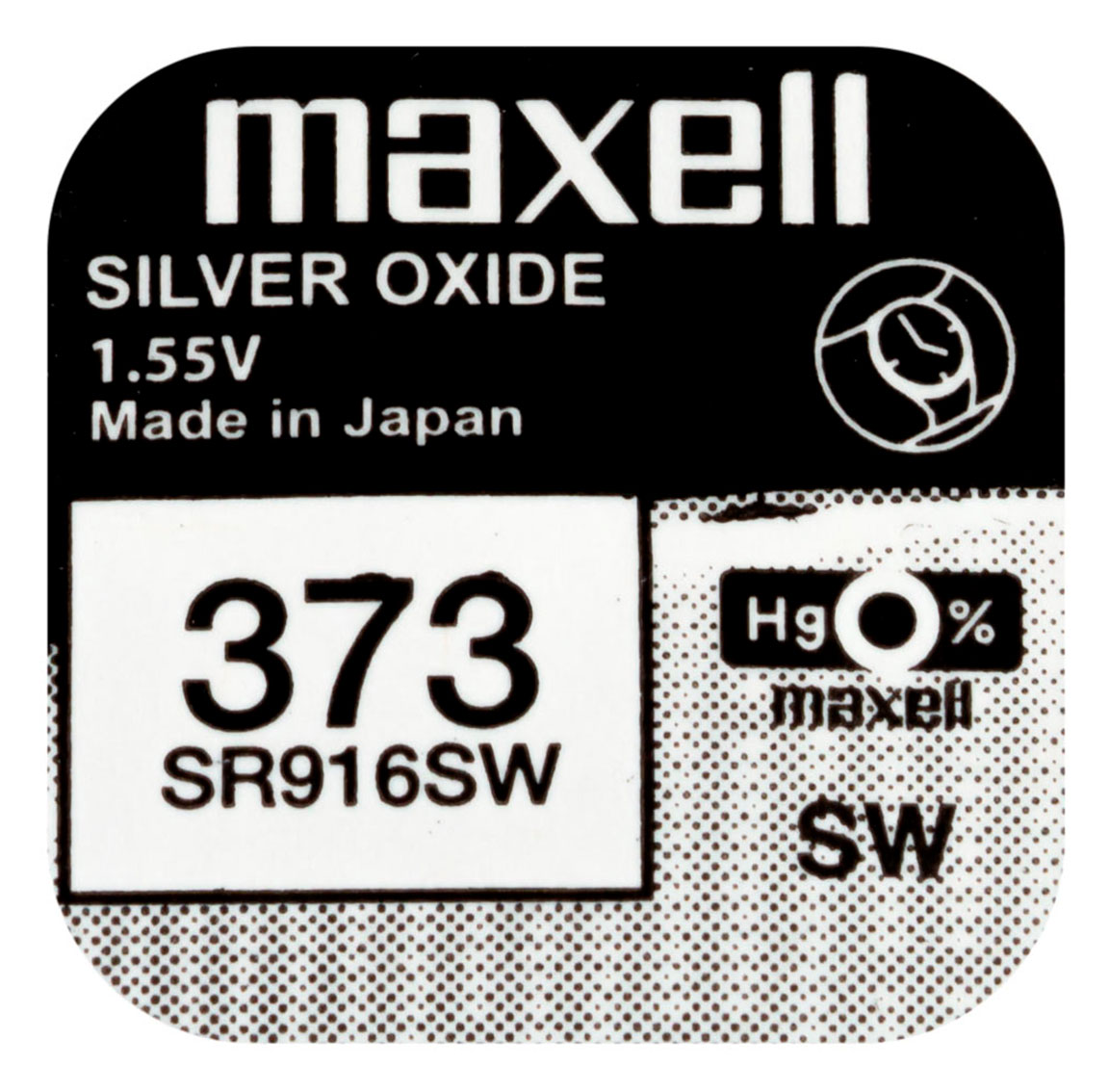 Maxell SR916SW hopeaoksidiparisto 373