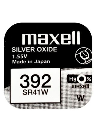 Maxell SR41W hopeaoksidiparisto 392