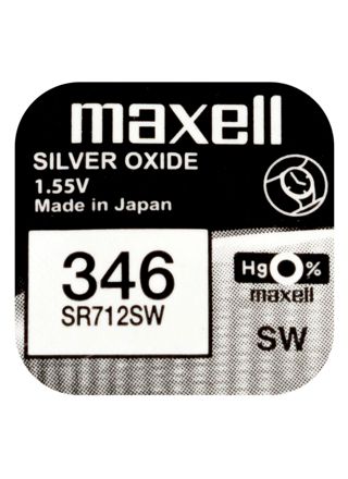 Maxell SR712SW hopeaoksidiparisto 346