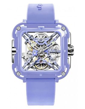 CIGA Design X-Series Ceramic Mechanical Skeleton Purple X012-PP02-W5PL