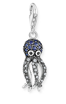 Thomas Sabo Charm Club octopus with blue stones hela 1890-644-1