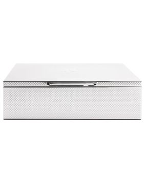 WOLF Silver hopeoitu kello- ja korulaatikko 190001