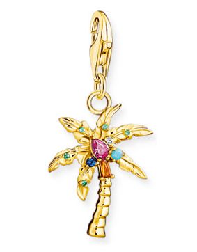 Thomas Sabo Charm Club Palm tree gold hela 1934-488-7