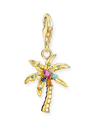 Thomas Sabo Charm Club Palm tree gold hela 1934-488-7