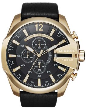 Diesel Mega Chief Gold Leather DZ4344