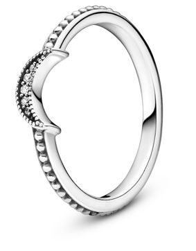 Pandora Passion 16.6mm sormus Sparkling Crescent Moon 199156C01-52