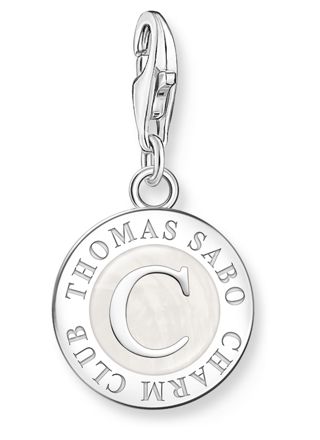 Thomas Sabo Charm Club Charmista shimmering white gold enamel hela 1998-007-14