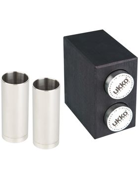 Ukko Schnapps 2 Original snapsilasit koivutukissa (21121)