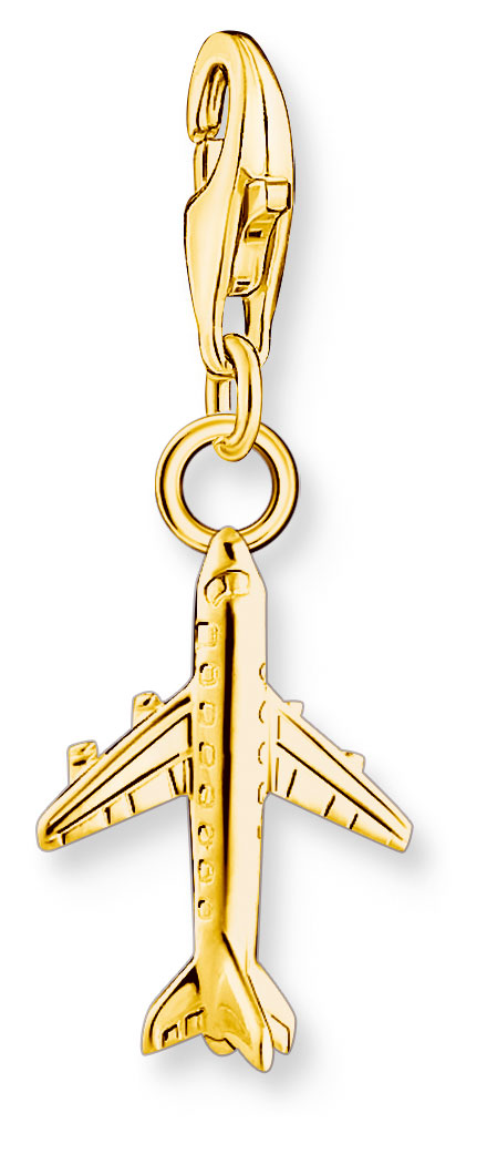 Thomas Sabo Charm Club Charmista aeroplane gold hela 2012-413-39