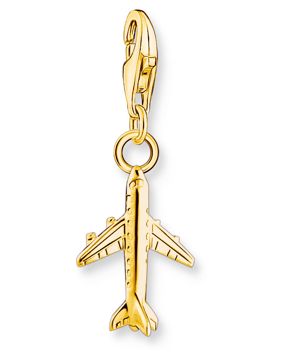 Thomas Sabo Charm Club Charmista aeroplane gold hela 2012-413-39