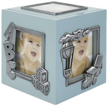 Soiva vaaleansininen kehyskuutio 078748