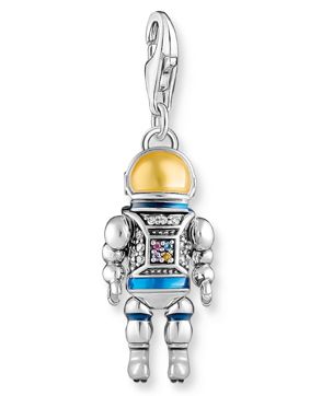 Thomas Sabo Charm Club Charmista astronaut stones enamel silver blackened hela 2037-691-7