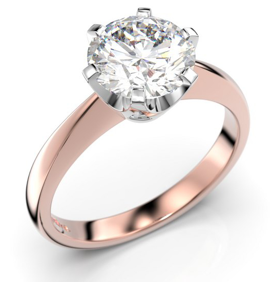 Festive Classic yksikivinen timanttisormus 204-150-PV