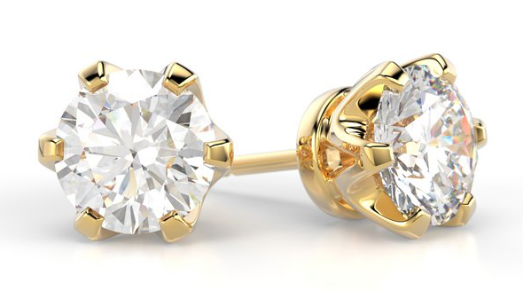 Festive Classic timanttikorvakorut 205-200K-KK