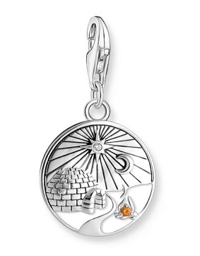 Thomas Sabo Charm Club Charmista Enjoy camping moon and star silver hela 2060-473-7
