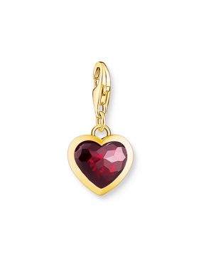 Thomas Sabo hopea hela kullattu punainen sydän 2094-414-10