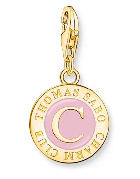 Thomas Sabo Charm Club Charmista pink Charmista Coin gold plated hela 2097-427-9