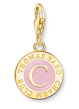 Thomas Sabo Charm Club Charmista pink Charmista Coin gold plated hela 2097-427-9