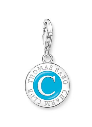 Thomas Sabo Charm Club Charmista turquoise Charmista Coin silver hela 2098-007-17