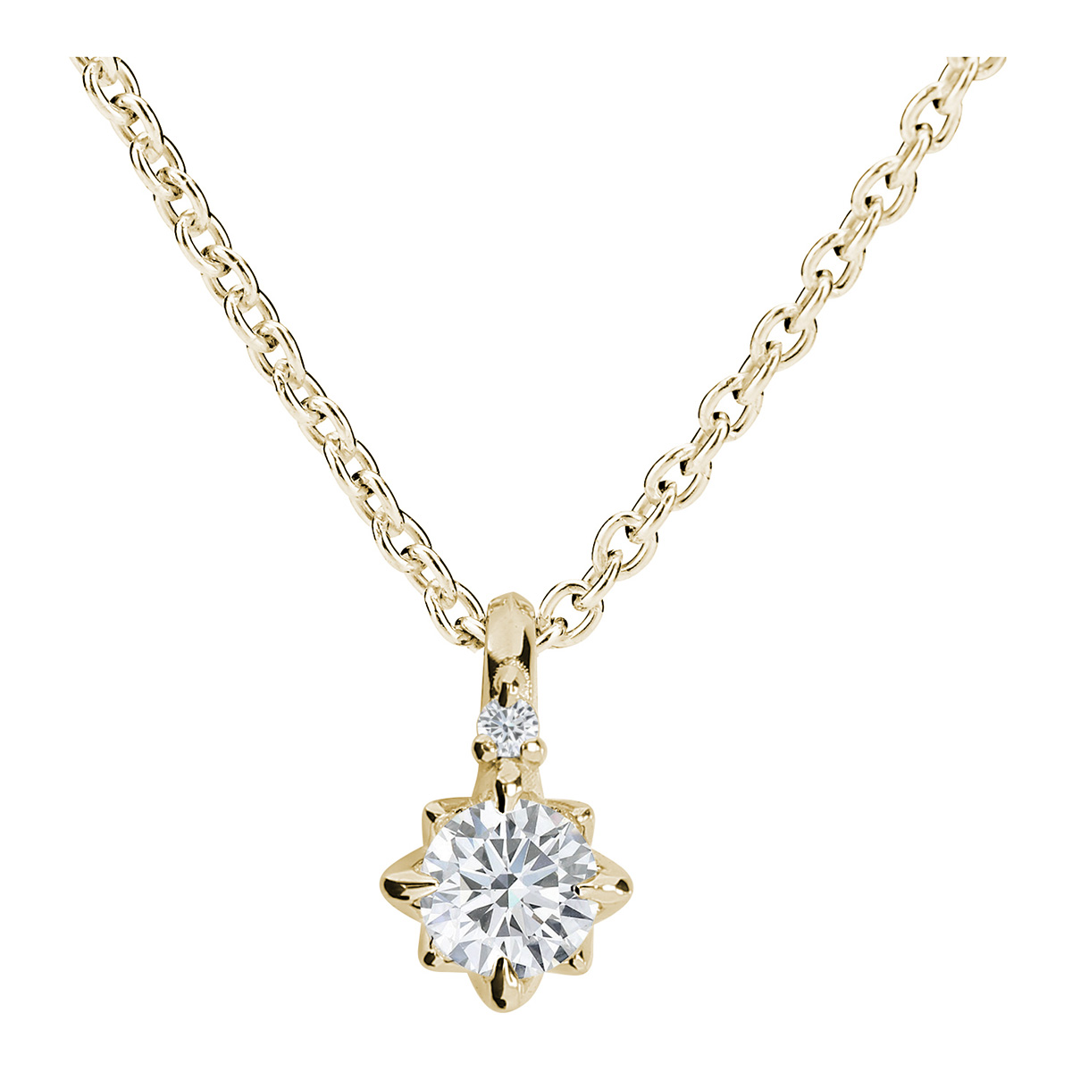 Kohinoor Rosa timanttiriipus ketjulla kulta 0,25 + 0,01ct 213L-260K-26
