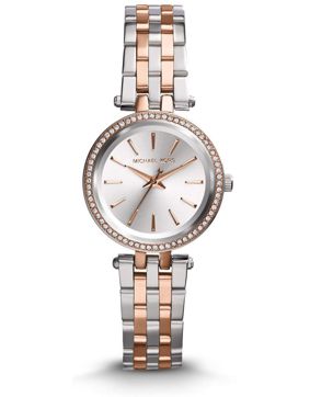Michael Kors MK3298 Petite Darci Silver Dial Two-tone
