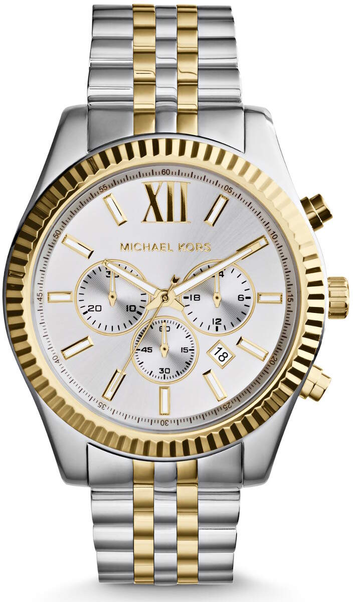 Michael Kors MK8344 Lexington White Dial Two-Tone