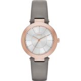 DKNY NY2296 Stanhope Silver Dial Grey Leather