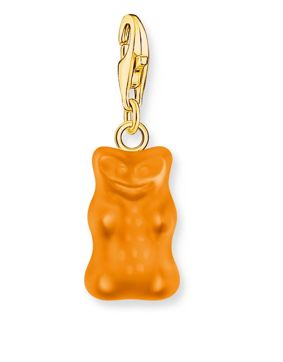 Thomas Sabo Haribo gold-plated charm pendant goldbears in orange riipus 2186-413-8