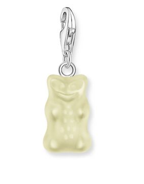 Thomas Sabo Haribo gold-plated charm pendant with goldbears in white riipus 2187-017-14