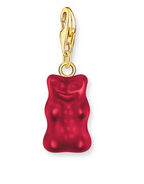 Thomas Sabo Haribo gold-plated charm pendant golbeard in red riipus 2190-413-10