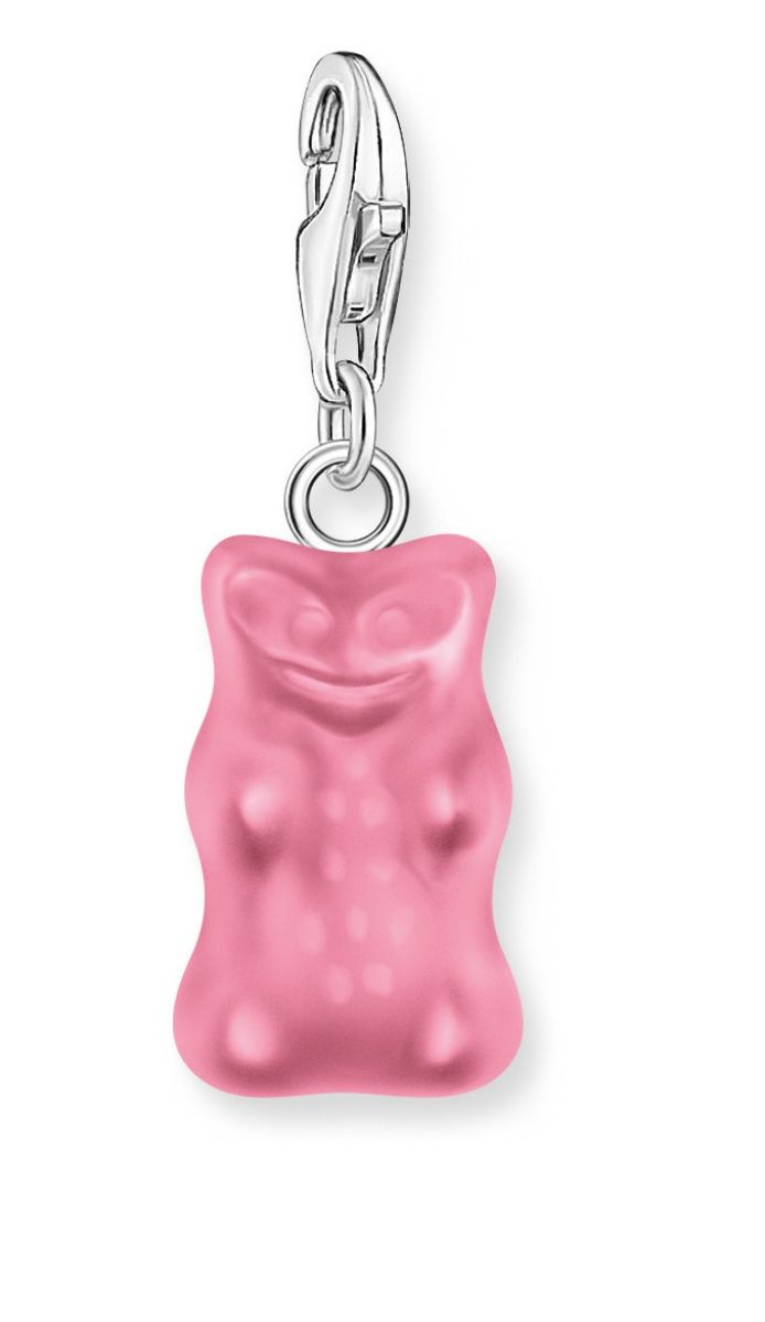Thomas Sabo Haribo silver charm pendant goldbears in pink riipus 2193-017-9