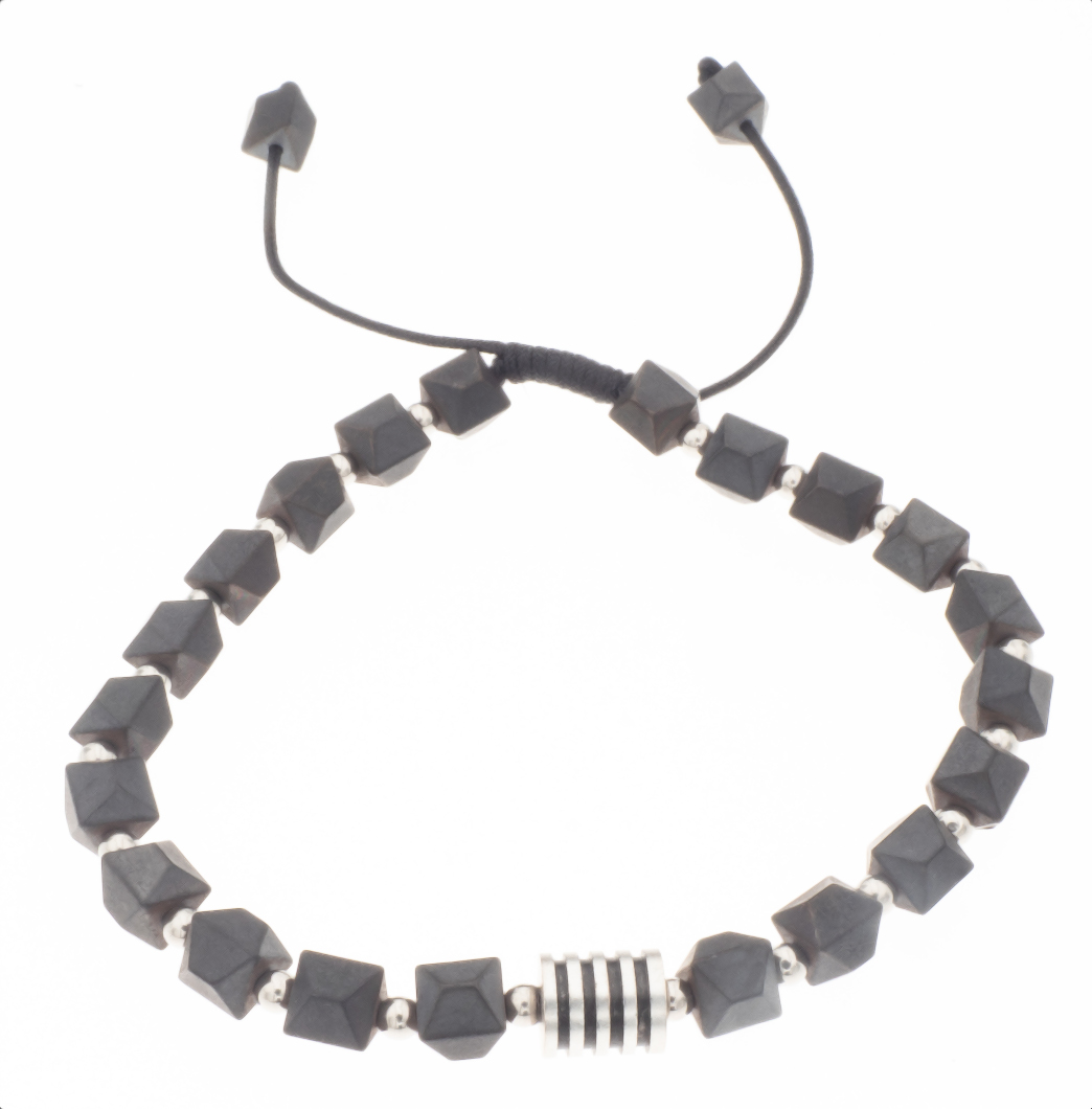 Silver Bar Hematiitti prisma musta säädettävä 2198