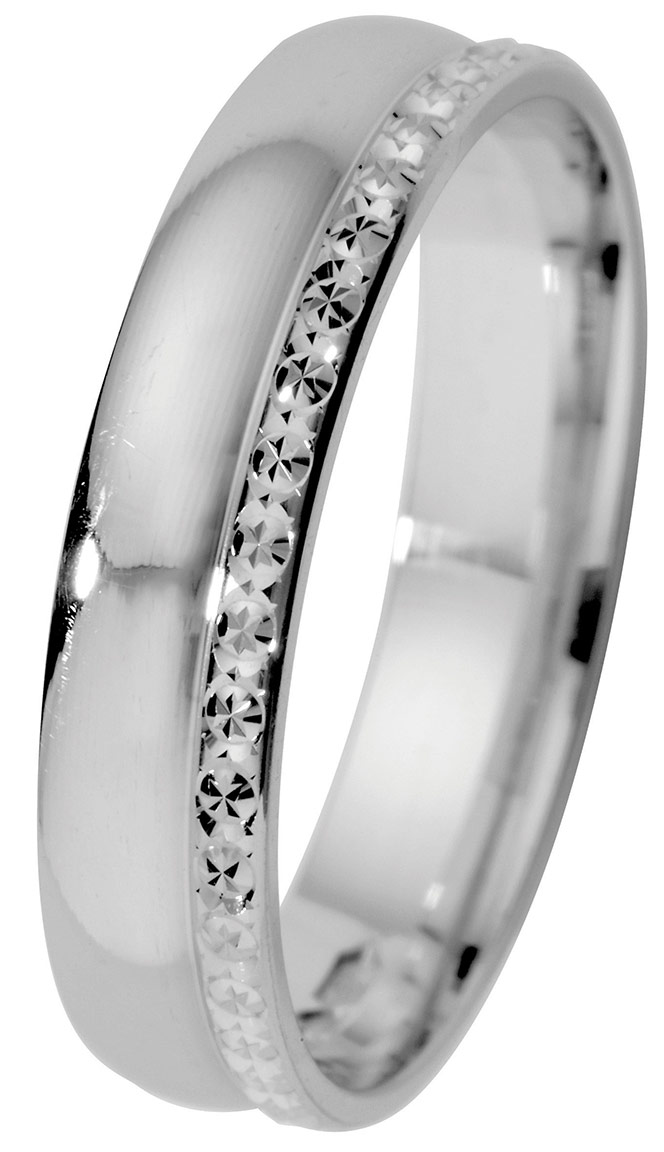 Kohinoor 013-926V Korusormus valkokulta Elise