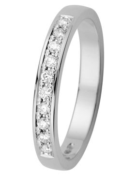 Kohinoor 033-210V-14 Timanttisormus valkokulta Margit