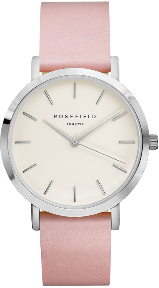 Rosefield Gramercy GWPS G31 White Pink Silver rannekello Keskisen Kello Oy