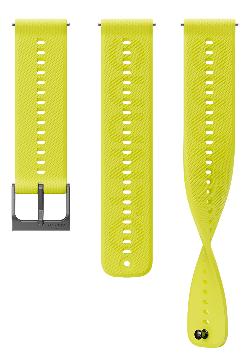 Suunto Athletic 6 silikoniranneke 22 mm Lime