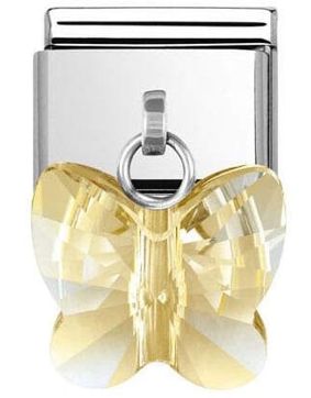 Nomination Swarovski kristalliperhonen 030604-28 Gold