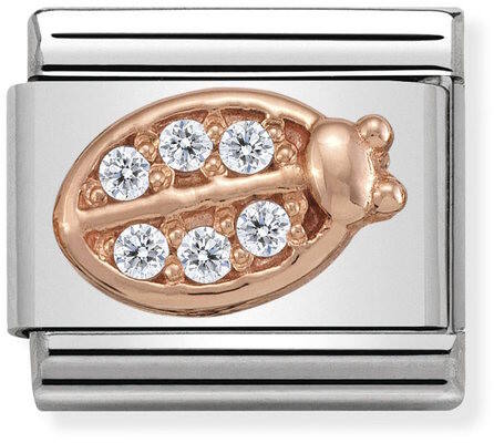 Nomination Rose Gold 430302-15 Ladybug