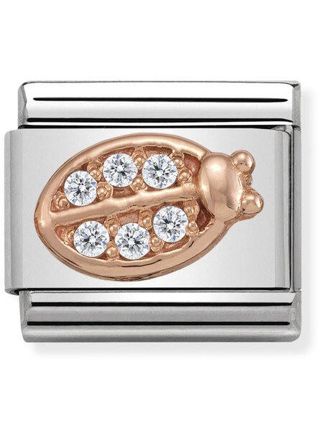 Nomination Rose Gold 430302-15 Ladybug