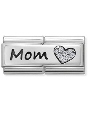 Nomination SilverShine double 330731-06 Mom with heart