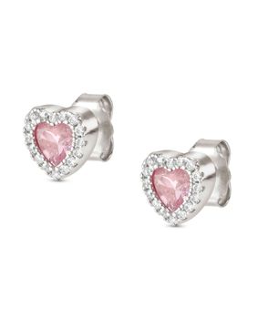 Nomination All My Love pink sydänkorvakorut 240304/002
