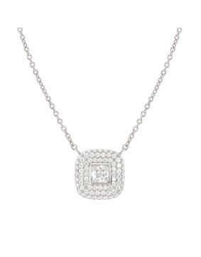 Nomination Domina pave halo silver kaulakoru 240406/036