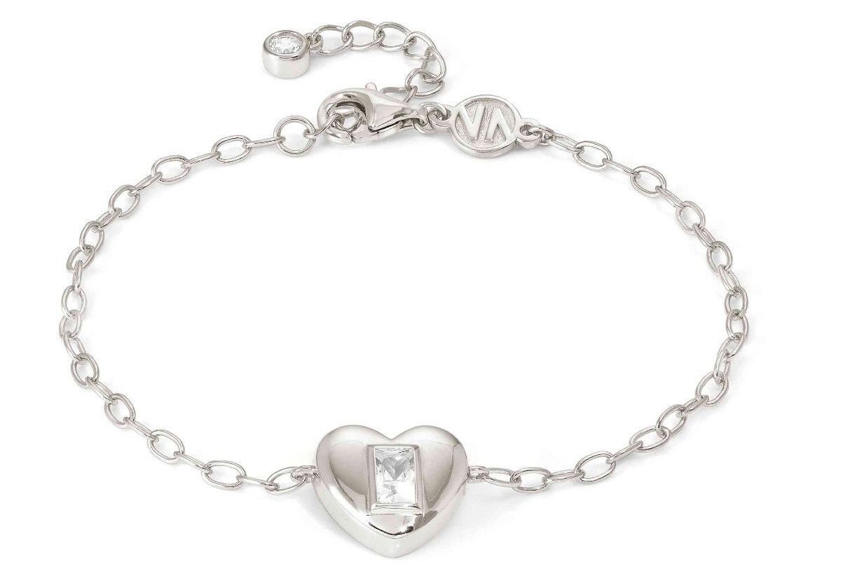 Nomination Domina silver sydänrannekoru 240417/031