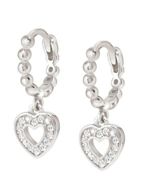 Nomination Lovecloud silver sydänkorvakorut 240507/009