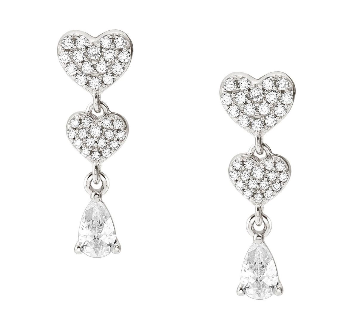 Nomination Lucentissima riippuvat hopeakorvakorut Heart 240705/001