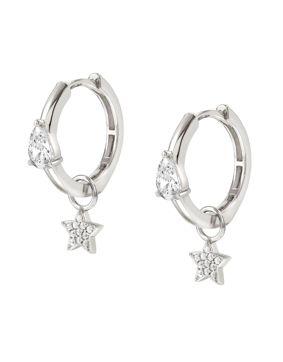 Nomination Lucentissima hopeakorvarenkaat Star 240706/015