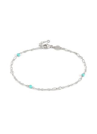Nomination Anklets hopeanilkkakoru stone turquoise 241000/003