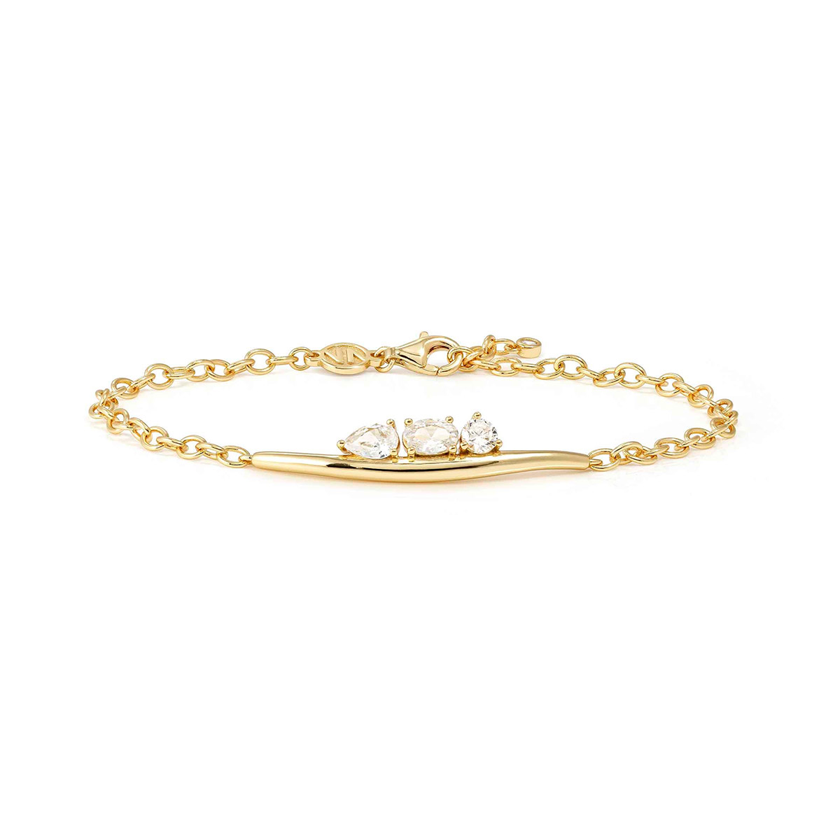 Nomination My Rebel Art kullattu hopearannekoru 242803/012